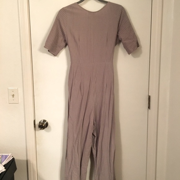 Roolee Gray, striped short sleeved romper. - Picture 5 of 5